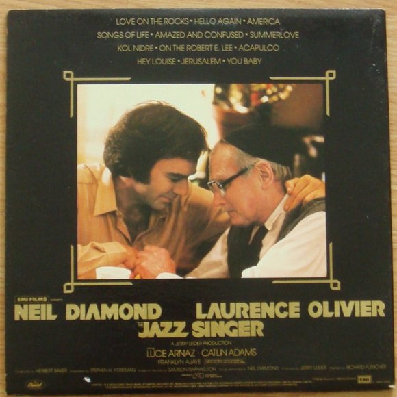 Neil Diamond The Jazz Singer Vinyl LP SWAV-12120 - Picture 3 of 6